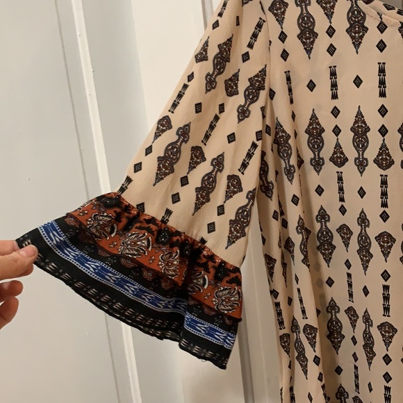 Signature Studio Boho Top Lattice Strappy Back - Picture 3 of 10